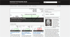 Desktop Screenshot of blog.radioactivetrading.com